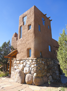 Pressed local adobe, local earth plaster, 