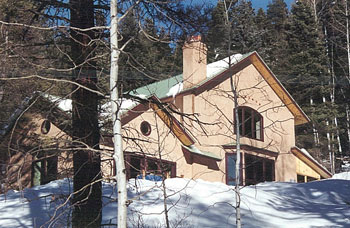 passive solar straw bale exterior